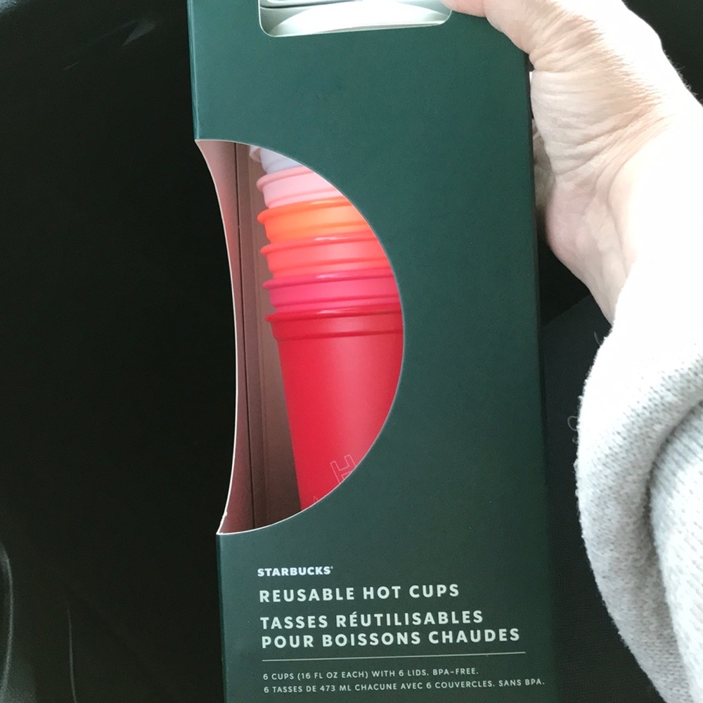 Starbucks reusable cups - Christmas 2019.